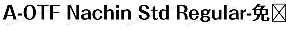 A-OTF Nachin Std Regular字体转换
